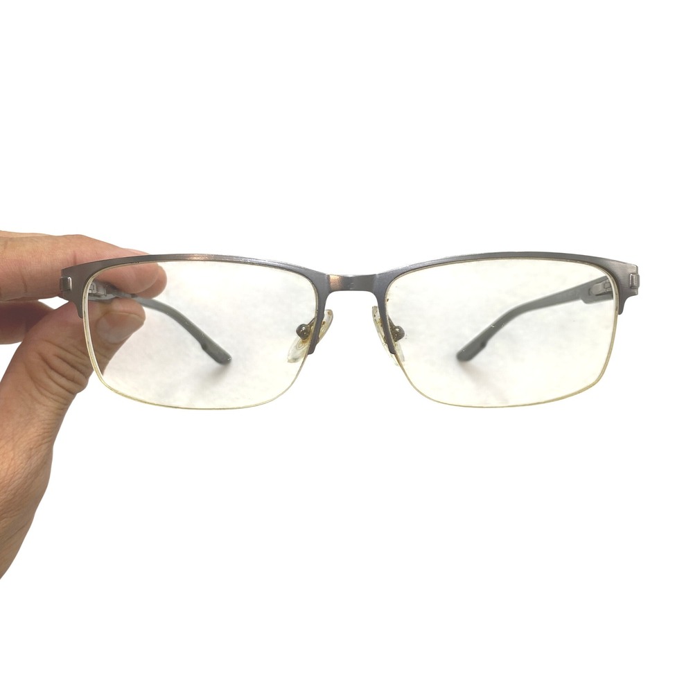 Columbia C3015 Eyeglasses Mens Gray Rectangular Semi-Rimless Frames 59-16-150